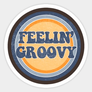 Feelin Groovy Sticker